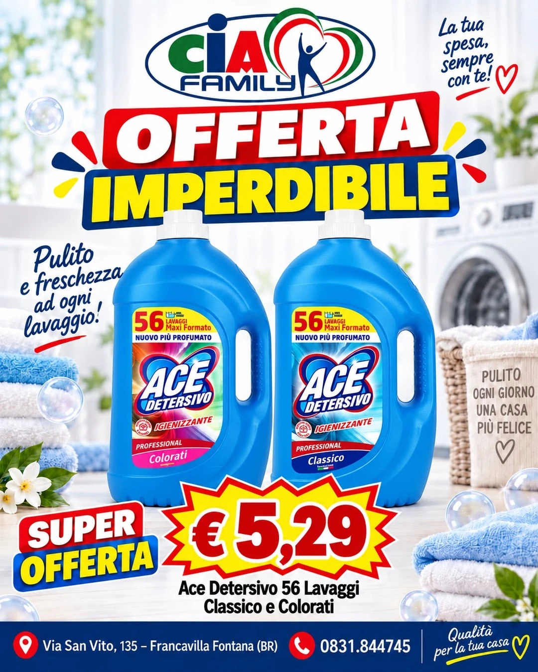 Offerta Ace Detersivo
