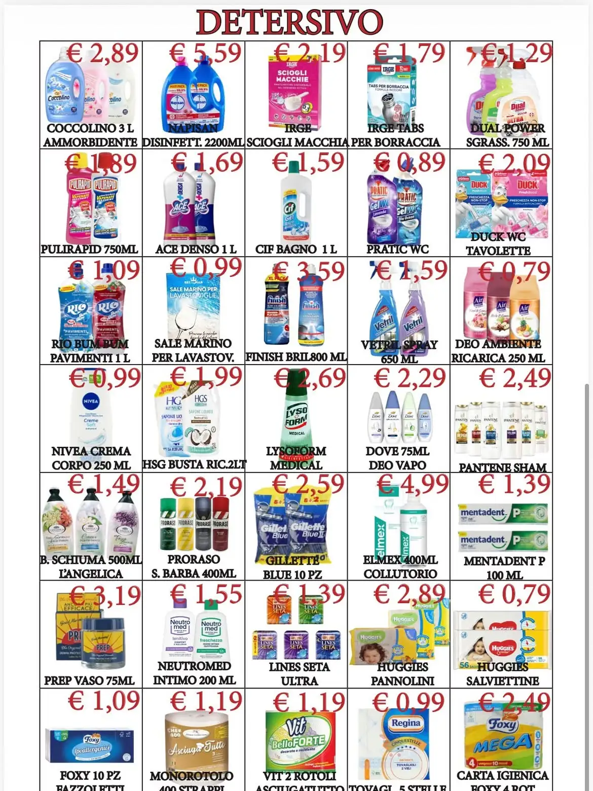 Offerte detersivi