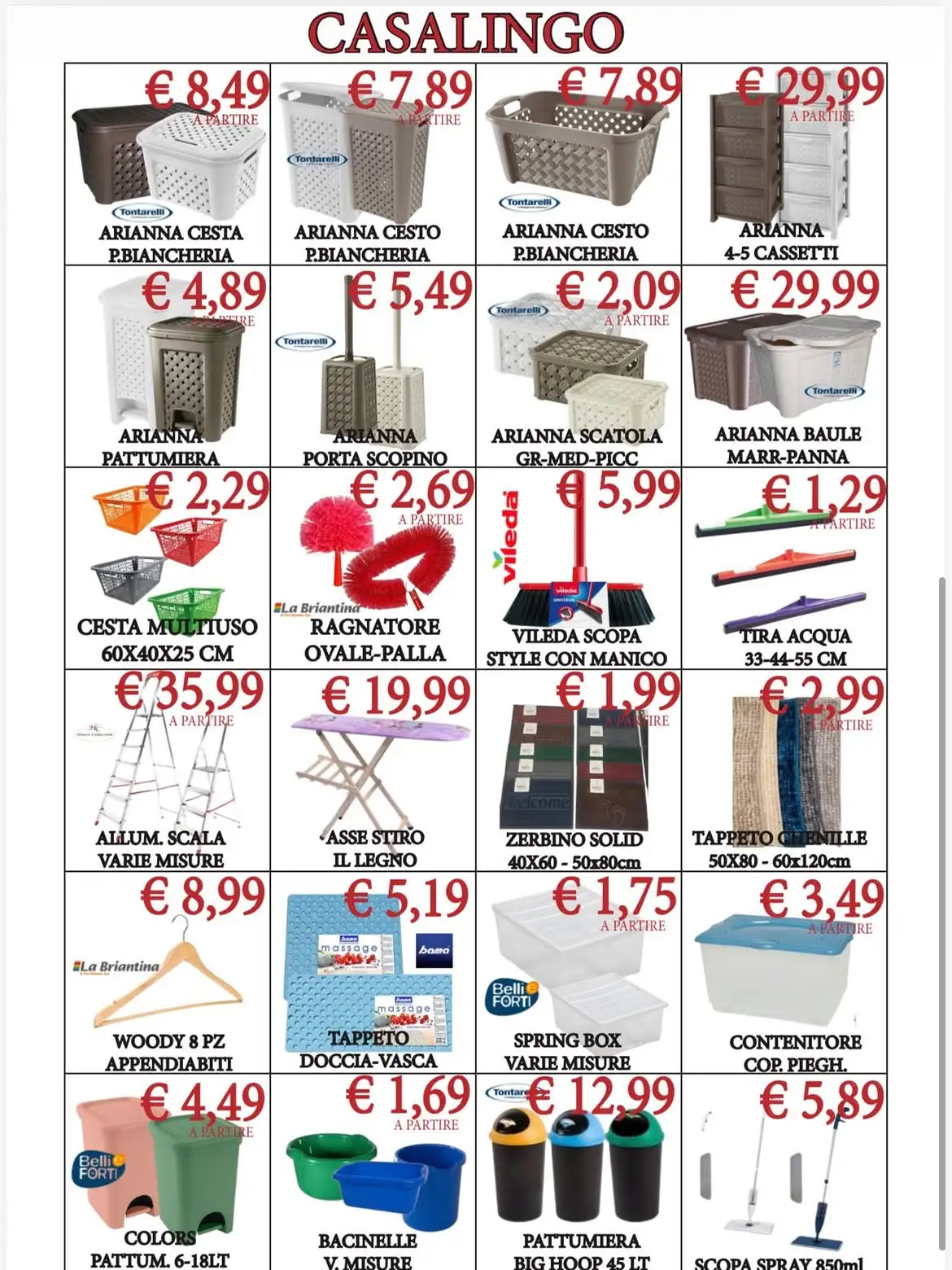 Offerte casalinghi